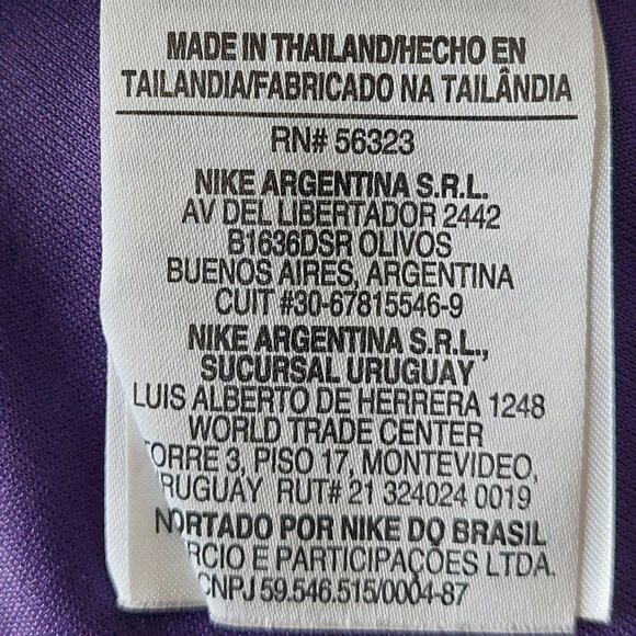 Nike Alianza Lima Peru 2016 Purple Soccer/Football Jersey Men's Small - Picture 10 of 16